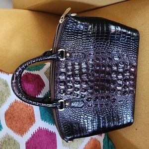 BRAHMIN COCOA BROWN MEDIUM DUXBURY  VGUC